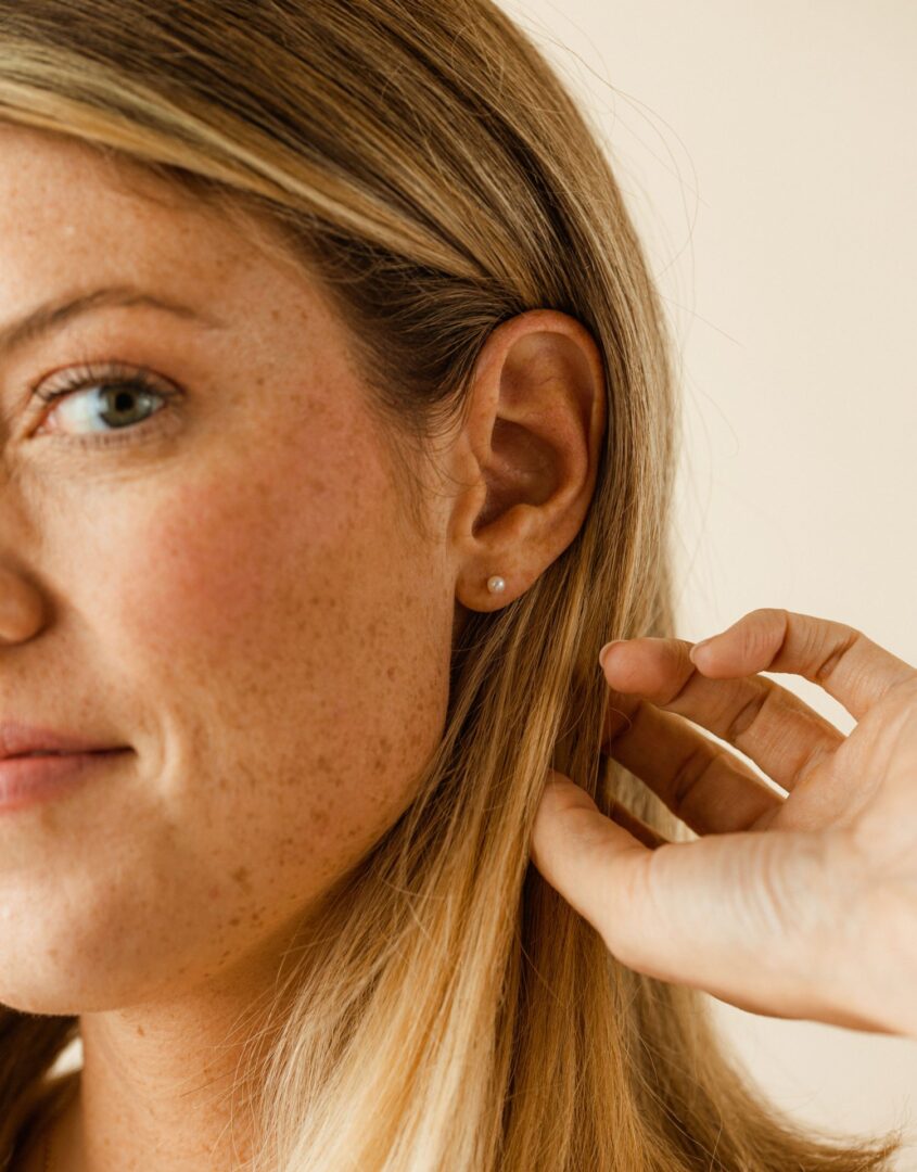 Small Pearl Stud Earrings