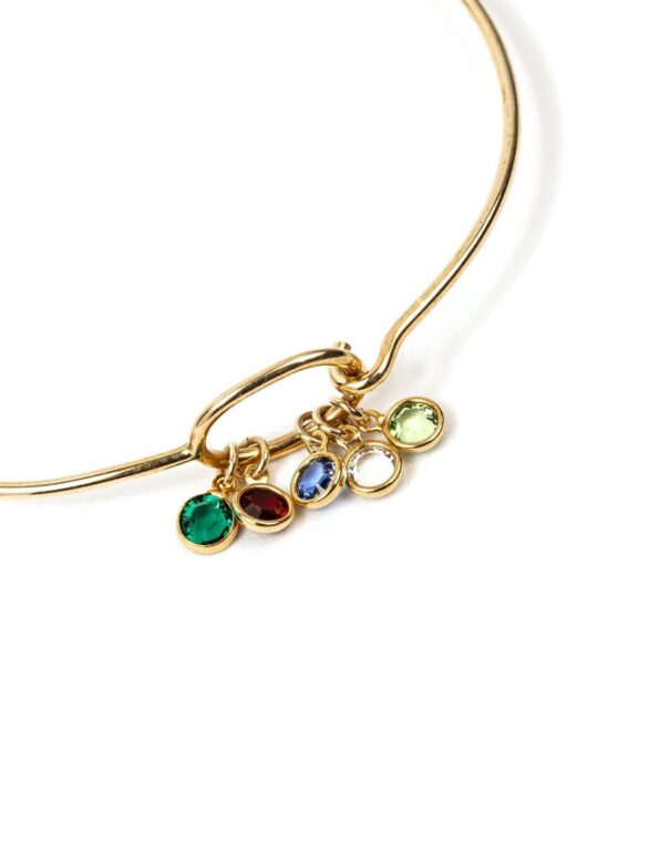 golden-hook-bangle-birthstone-bracelet-flatlay