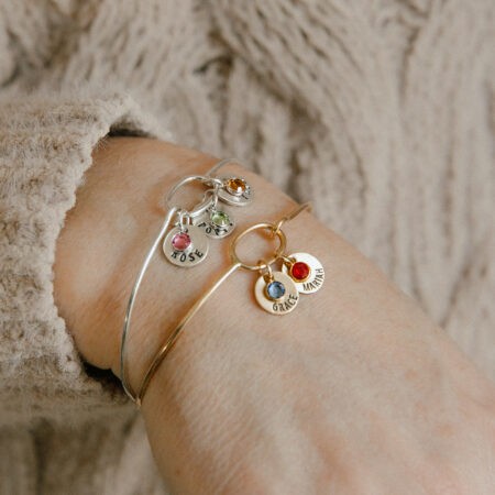 Mini Dainty Drop Hook Bangle