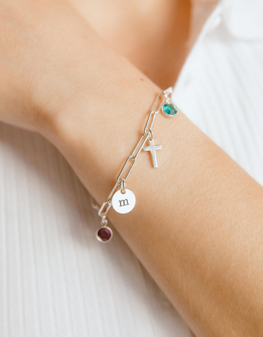 .925 Sterling Silver cross Charm For Bracelets & Necklaces | Charms For Her