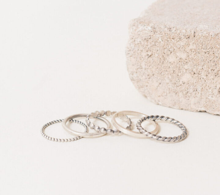 Silver Stacking Rings
