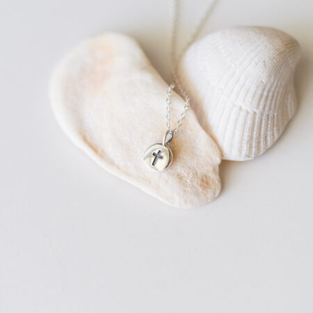 Joshua 1:9 Cross Necklace