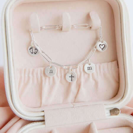 925 Sterling Silver Baby Feet, Cross, Heart Charm For Bracelets & Necklaces