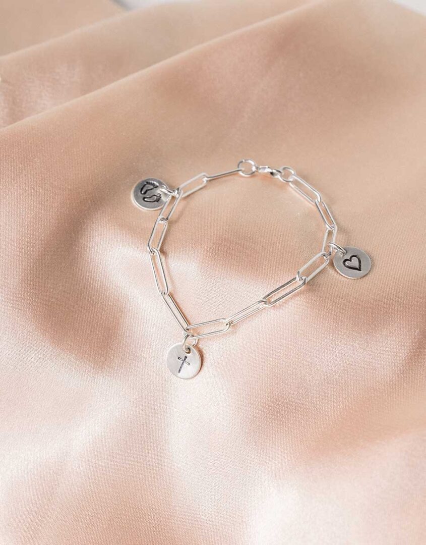 925 Sterling Silver Baby Feet, Cross, Heart Charm For Bracelets & Necklaces | Perfect Gift For New Moms