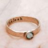 Personalized Gold Rings for Women