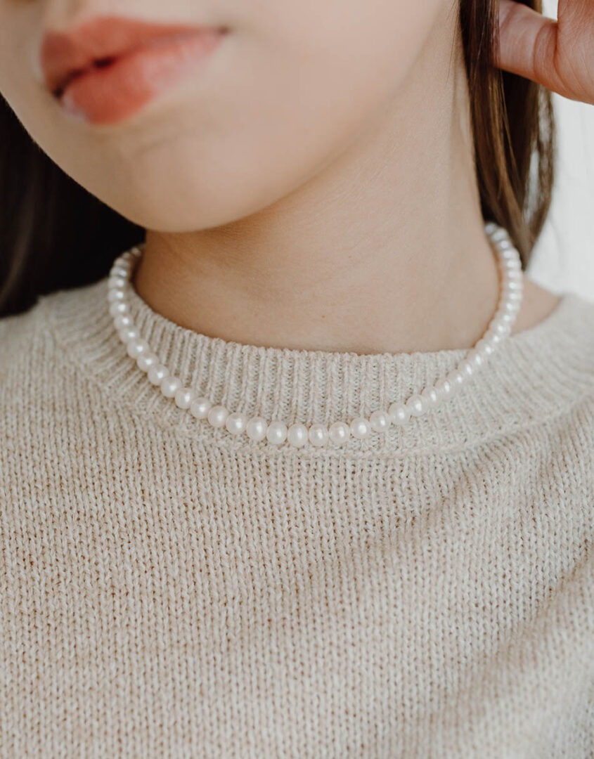Classic Freshwater Pearl Necklace For Women
