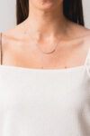 You’re The Mom Silver Bar Necklace