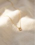 Dainty Gold Initial Necklace – Image 1