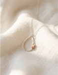 Drops of Love Silver Necklace – Image 1