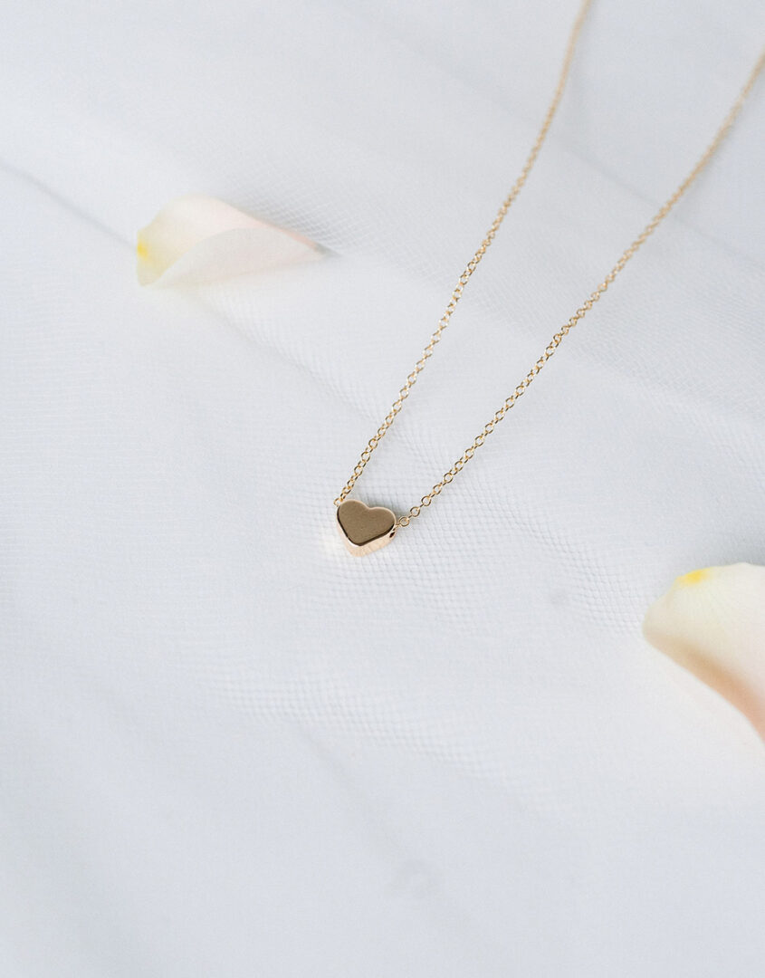 Endearing Love Necklace | Gold Heart Necklace