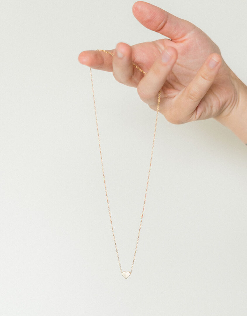 Endearing Love Necklace | Gold Heart Necklace