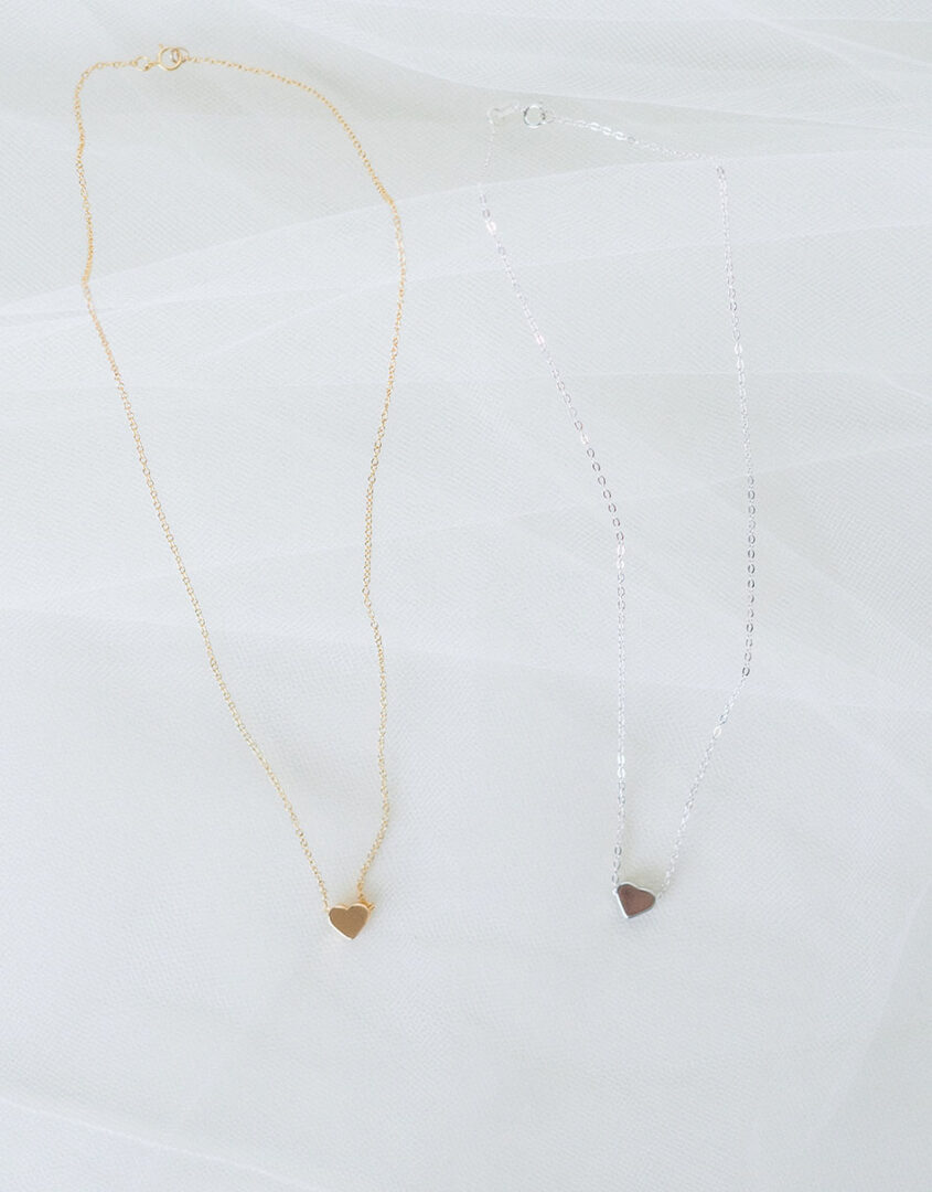 Endearing Love Necklace in Silver & Gold