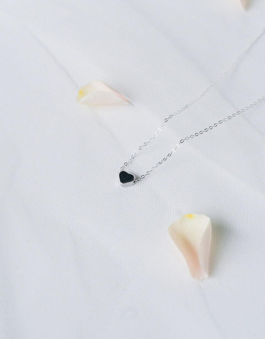 Endearing Love Necklace | Silver Heart Necklace