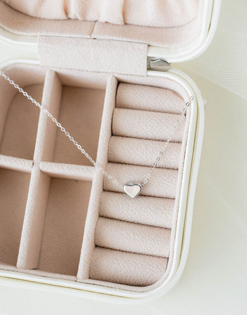 Endearing Love Necklace | Silver Heart Necklace