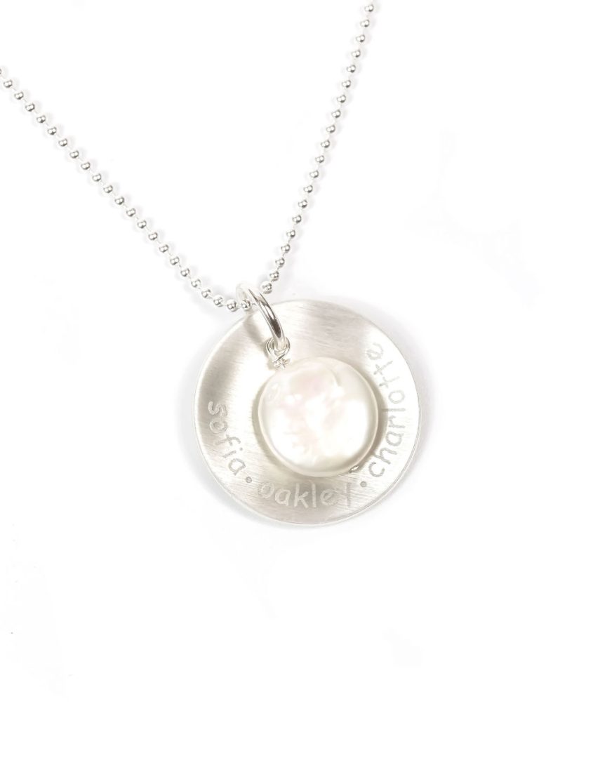 Engraved Sterling Mother of Pearl 3