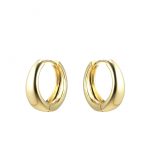 GOLD-THICK-HUGGIE-HOOP-EARRINGS