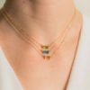 Gold Birthstone Necklaces