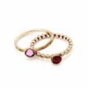Gold Birthstone Rings