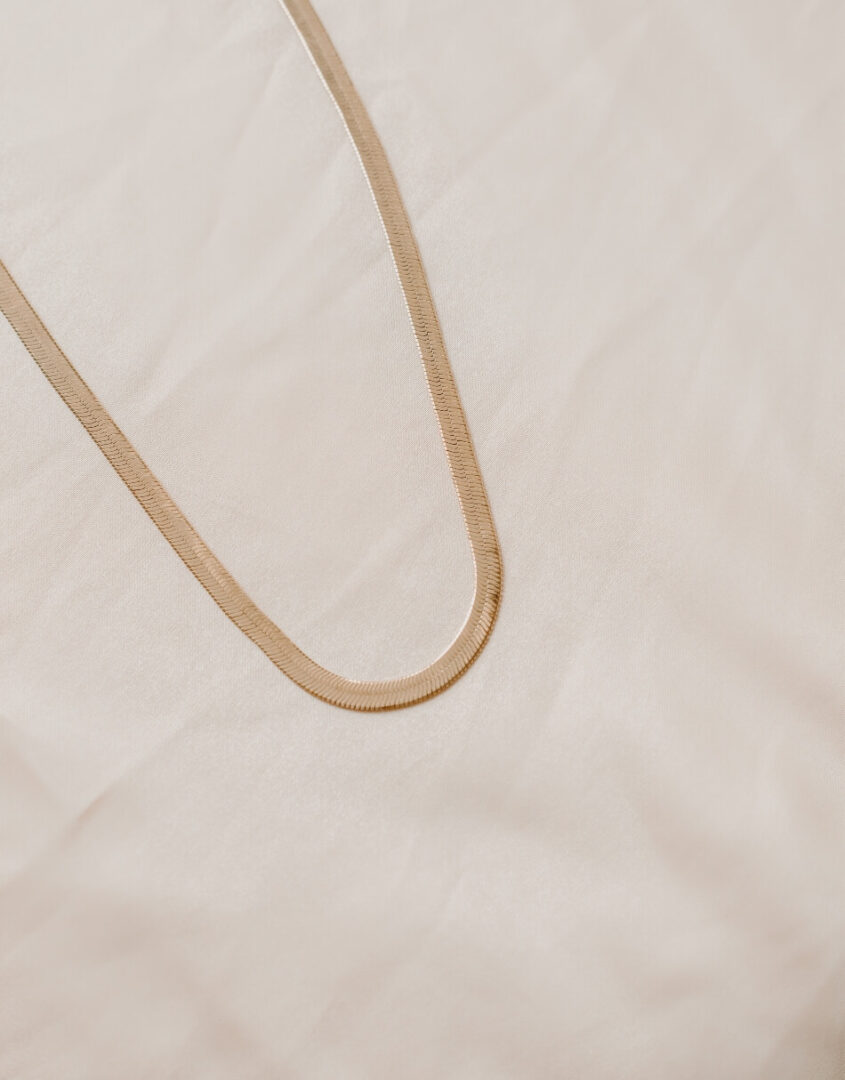 Image of Gold-Filled Herringbone Necklace