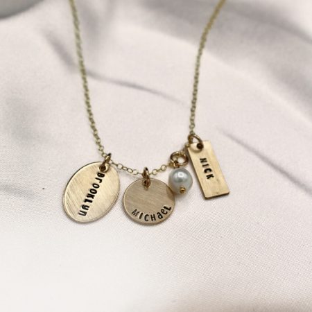 Dainty Gold-Filled Eclectic Charm Necklace