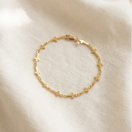His Purpose Cross Bracelet