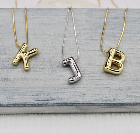 Balloon Initial Necklace