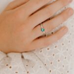 Little Girls Stacking Birthstone Ring