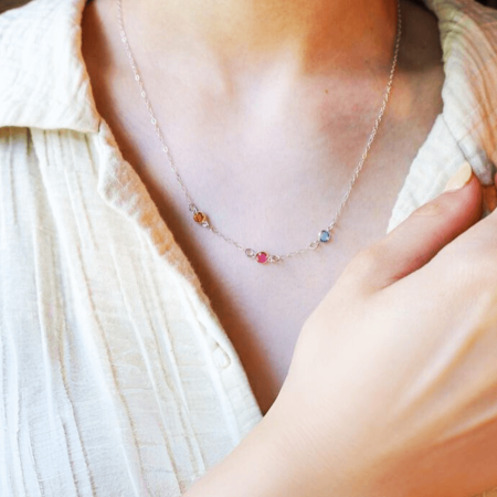 My Blessings Birthstone Necklace