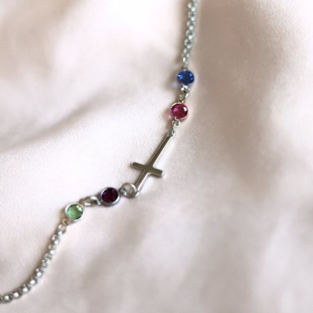 Radiant Faith Birthstone Bracelet
