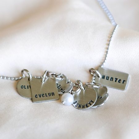 Dainty Sterling Silver Eclectic Charm Necklace