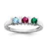 Zircon (December) Birthstone Rings
