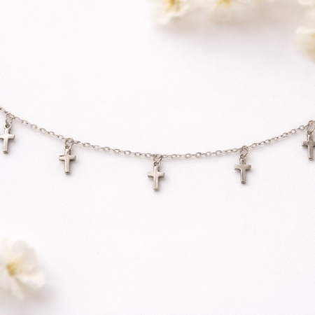 Anchored in Faith Cross Bracelet