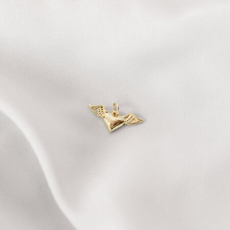 Gold-Filled Heart with Wings a la carte Charm For Bracelets & Necklaces | Charms For Her
