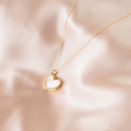 Gold-Filled Pearl Heart Locket Charm For Bracelets & Necklaces | Charms For Her