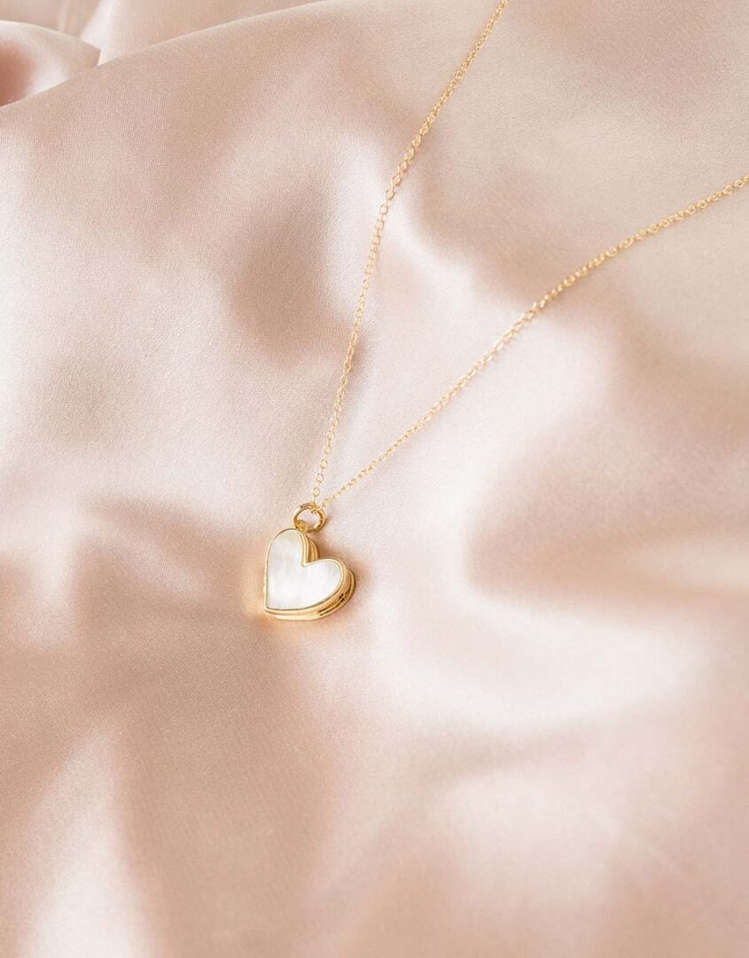 Gold-Filled Pearl Heart Locket Charm For Bracelets & Necklaces | Charms For Her