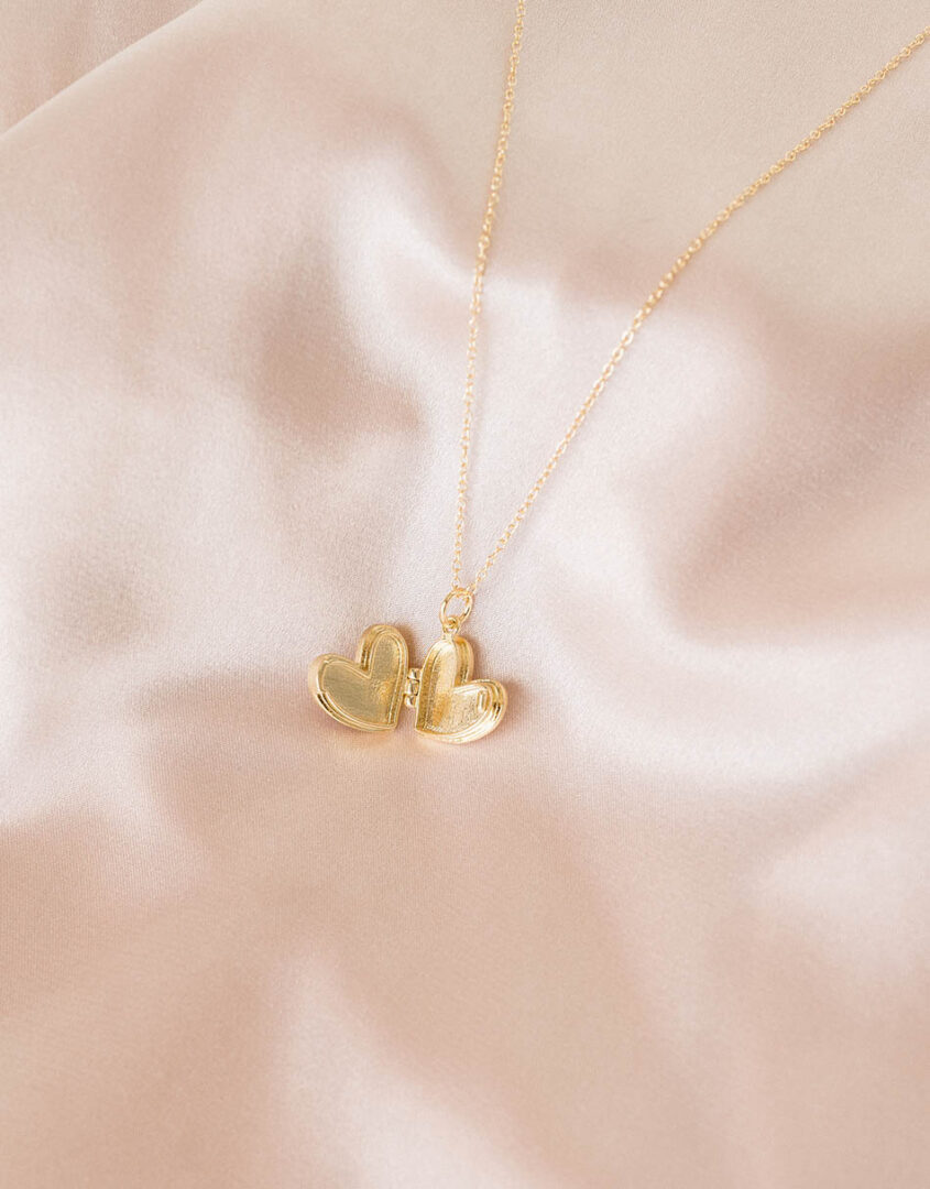 Gold-Filled Pearl Heart Locket Charm For Bracelets & Necklaces | Charms For Her