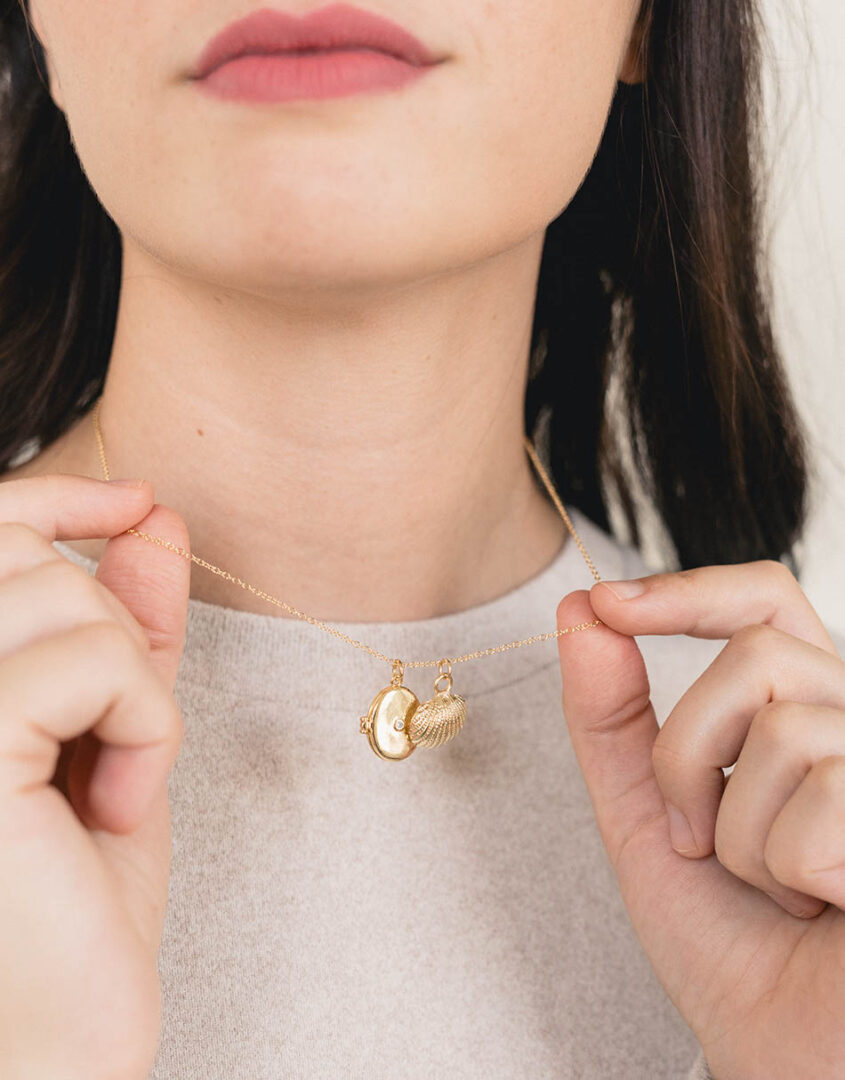 Gold-Plated Shell Charm For Bracelets & Necklaces | Charms For Her