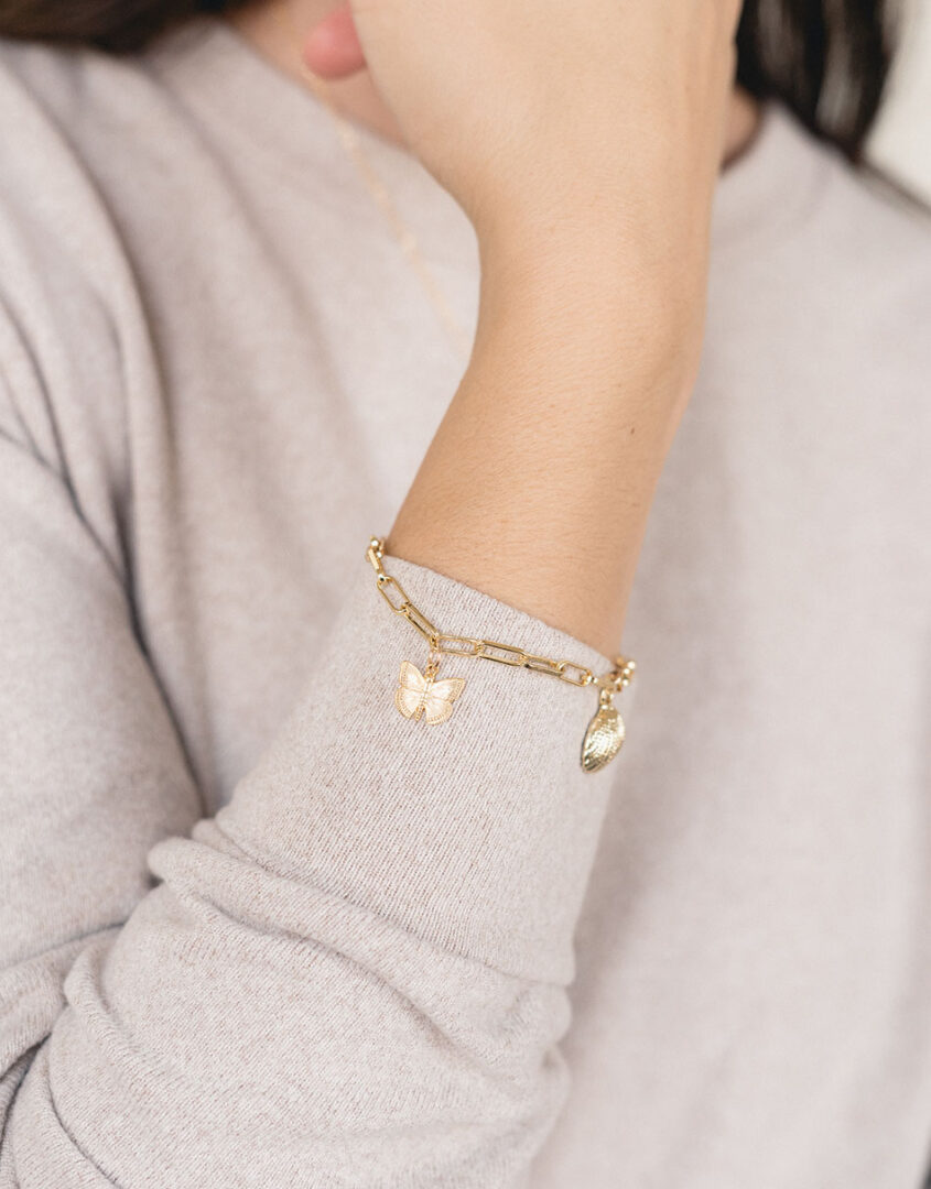 Gold-Plated Shell Charm For Bracelets & Necklaces | Charms For Her