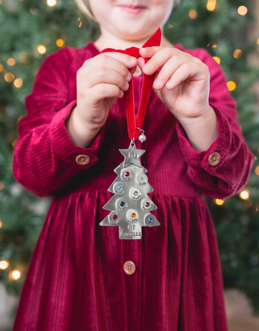 Holiday Gift For Kids | Christmas Tree Personalized Decor For Family