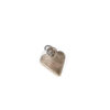 A handmade bronze heart charm as a beautiful addition to your necklace. Perfect gift for wife, mom