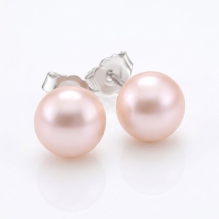 Blush Pearl Stud Earrings