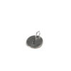Pewter disc hand stamped with initial. Perfect gift for a friend, colleague or boss