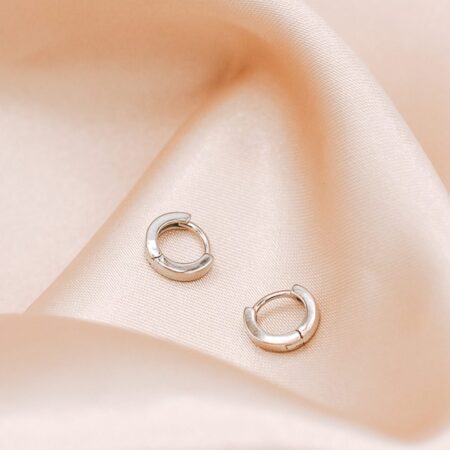Dainty Silver Essential Huggie