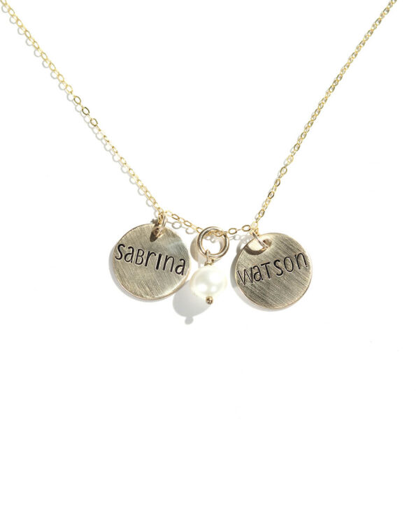 Gold Dainty Names Necklace