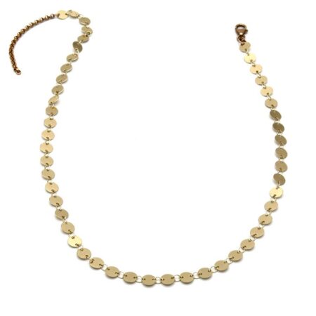 Gold Poppy Necklace