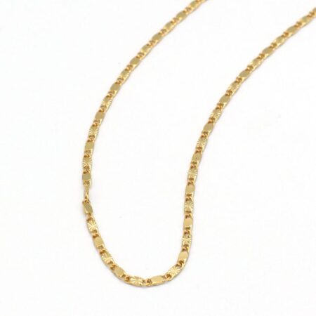 Gold Starburst Link Chain