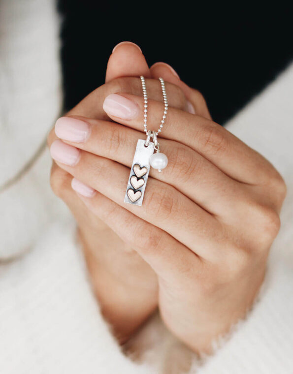 Golden Love Stack Necklace