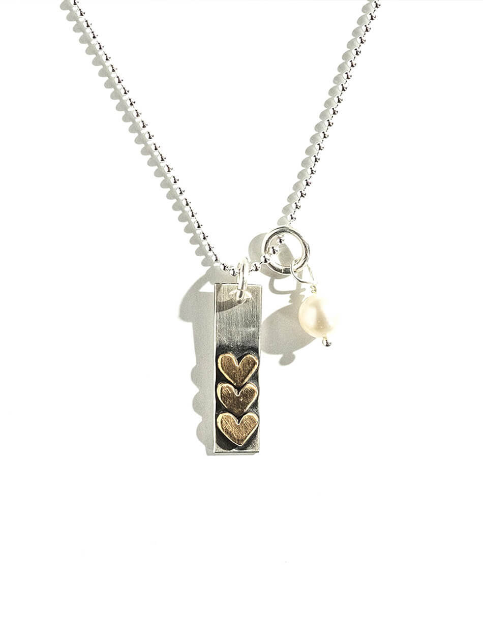 Golden Love Stack Necklace