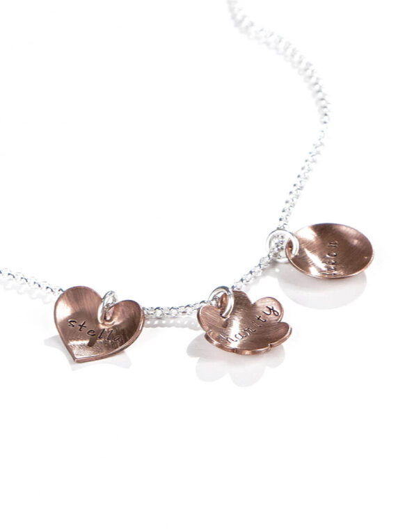 Mixed Metal Eclectic Charm Necklace