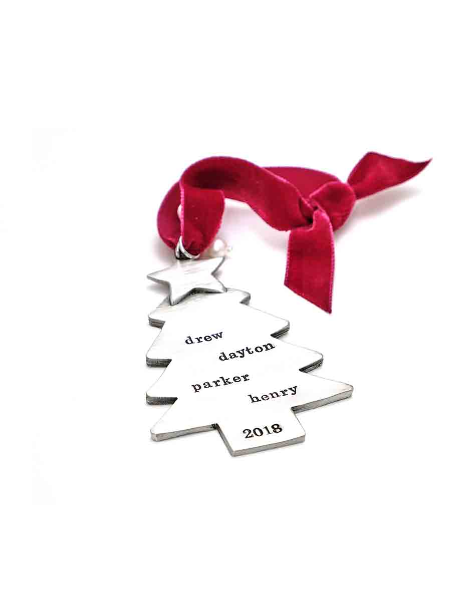 Our Christmas Family Tree Ornament